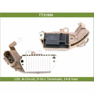 Регулятор напряжения генератора TESLA TECHNICS TT31569/RN6452A/VRH200548A