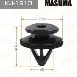 Клипса крепежная MASUMA KJ-1913