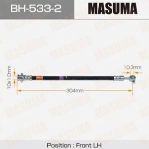 Шланг тормозной передний MASUMA  BH533-2  LH  Safari Y61