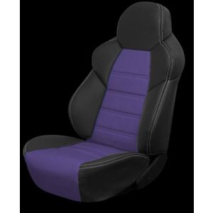 Авточехлы ДИНАС  DRIVE, к/з 100%, (черный/фиолетовый)
