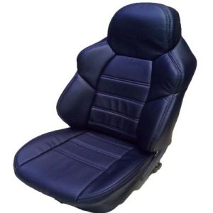 Авточехлы ДИНАС  DRIVE, к/з 100%, (черный/черный) нить красная