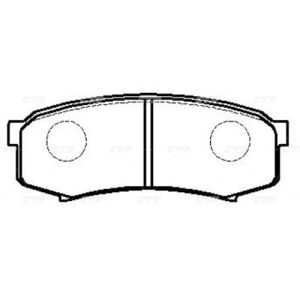 Колодки CTR CKT14/GK1028/GP02090