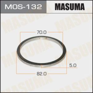 Кольцо уплотнительное глушителя Masuma 70*82