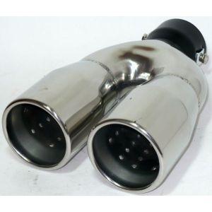 Насадка на глушитель нержав.сталь HJ-302 240х75х60