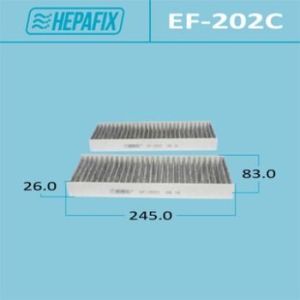 Воздушный фильтр Салонный AC-202 HEPAFIX угольный