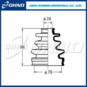 Пыльник привода  OHNO 5`825 FB-2119/DB0106/FB2502