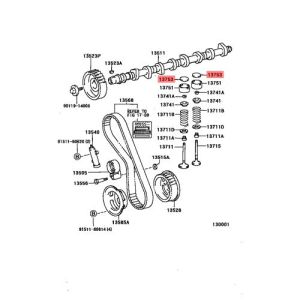 Регулировочная шайба клапана TOYOTA 1375322490  2SZFE