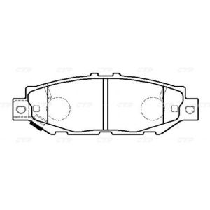 Колодки CTR  CKT-63/GP-02125/ PF1363/GK1077
