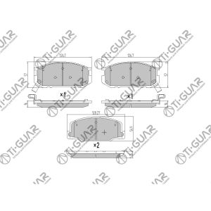 Ti-Guar Тормозные колодки TG-5553/PN1217* Ti·GUAR
