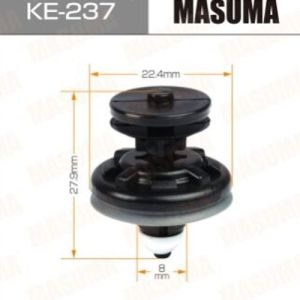 Клипса автомобильная  MASUMA  KE-237