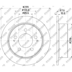 Ti-Guar Диск тормозной TG-4840109000/RN1657*TI-GUAR