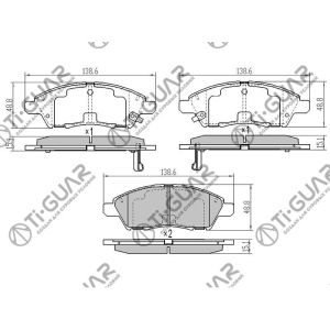 Ti-Guar Тормозные колодки TG-0397/PN0397* Ti·GUAR