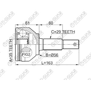 Ti-Guar ШРУС TG-7495/NI-095* TiGuar
