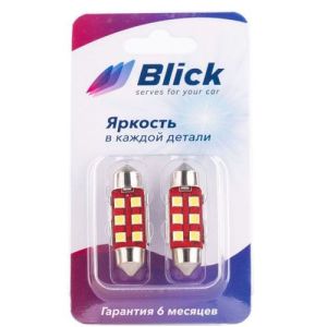 Лампа светодиодная Blick C5W-SJ-3030-31mm Белый 12V 2шт