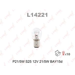Лампа P21/5W 12V BAY15D LYNXauto