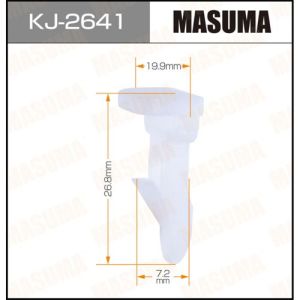 Клипса автомобильная  MASUMA KJ-2641