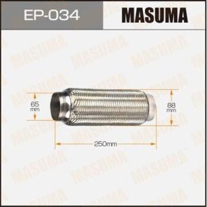 Гофра глушителя MASUMA, 2-х слойная, 65x250