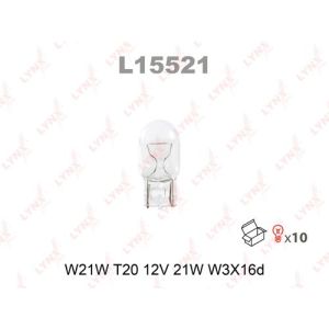 Лампа LYNXauto   L15521 W21W 12V W3X16D