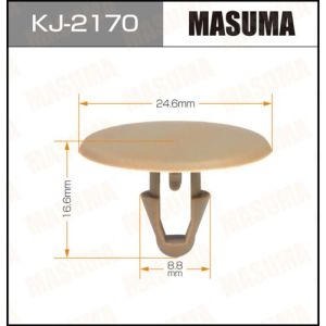 Клипса крепежная MASUMA  KJ-2170
