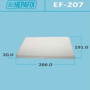 Салонный фильтр HEPAFIX EF-207/AC-207
