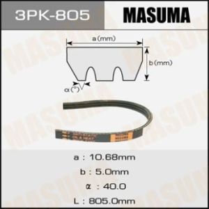 Ремень ручейковый MASUMA 3PK-805