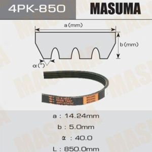 Ремень ручейковый MASUMA 4PK-850