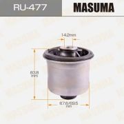 Сайлентблок MASUMA RU-477/TAB-455