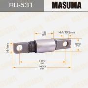 Сайлентблок MASUMA RU531/NAB-J10S