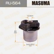 Сайлентблок MASUMA  RU564/TAB-456/C9851  VITZ/ SCP10 rear