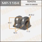 Втулка стабилизатора MASUMA /front/ MP-1164/TSB-AUR20FL/48815-28200/T21AC55L ALPHARD/ AGH30W уп.1 LH