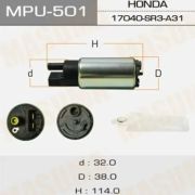 Бензонасос MASUMA, MPU-501 OUTLANDER, MAZDA 6 / CW5W, GH1#, сетка MPU-002
