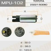 Бензонасос MASUMA, MPU-102  TUNDRA, CROWN / UCK40L, JZS155, сетка MPU-002