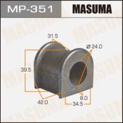 Втулка стабилизатора MASUMA MP-351/TSB-UZJ100R/CVT-76/MP-315  Land Cruiser HDJ101, UZJ100. к-т2шт.