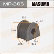Втулка стабилизатора MASUMA /rear/ Legasy (9711-0304) к-т2шт.MP-366/20464-AE000