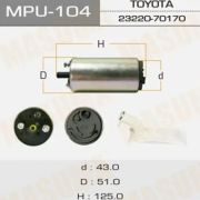 Бензонасос MASUMA. MPU-104/DK005  HILUX SURF, HIACE / VZN130G, RZH182K