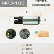 Бензонасос MASUMA MPU-106  LAND CRUISER/UZJ200  сетка MPU-040