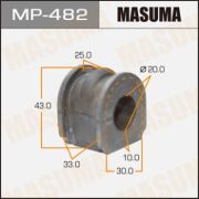 Втулка стабилизатора MASUMA /front/ PRIMERA/ P11 к-т2шт.MP-482/NSB-003/56243-30R10/56243-92J00