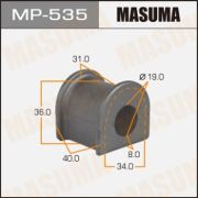 Втулка стабилизатора MASUMA .MP535/CVT-54/TSB-RZJ120R/48815-10090   к-т 2шт
