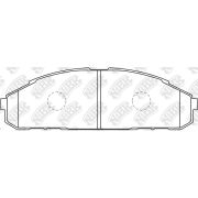 Колодки тормозные дисковые PF2308 KNR