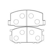 Колодки тормозные дисковые PF1081 FBK