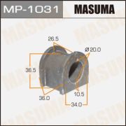 Втулка стабилизатора MASUMA  MP1031/ MSBHA3F/CVM30/BL23072  к-т 2шт.