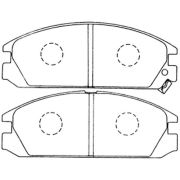 Колодки тормозные дисковые NISSHINBO PF8127