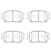 Колодки тормозные дисковые PF1481/GP02232  VETTO