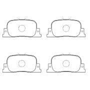 Колодки тормозные дисковые PF1431/GP02187 FBK
