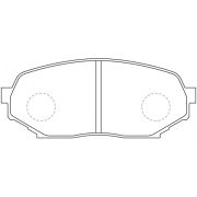 Колодки тормозные дисковые PF4257 FBK