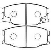 Колодки тормозные дисковые PF3407/GP06091 (8 шт) FBK