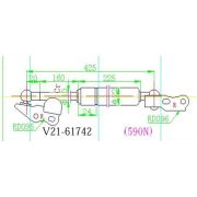 Амортизатор багажника JETT V2161742 ACM21 RH