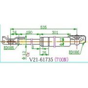 Амортизатор багажника JETT V2161735/68960-29886	 LH  Caldina #T19#