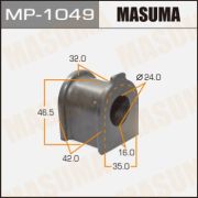 Втулка стабилизатора MASUMA /front /IPSUM/ ACM21 к-т2шт MP-1049/48815-44040/TSB-IPS