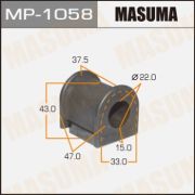 Втулка стабилизатора MASUMA / MP1058/TSBADE157R/48818-05120/48818-12280 AURIS, AVENSIS  к-т2шт